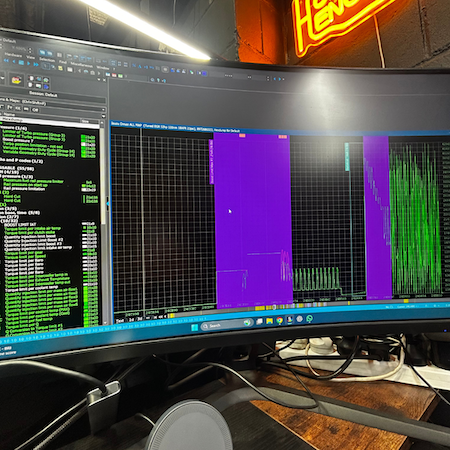 WinOLS tuning software open at The Automotive Clinic tune file service